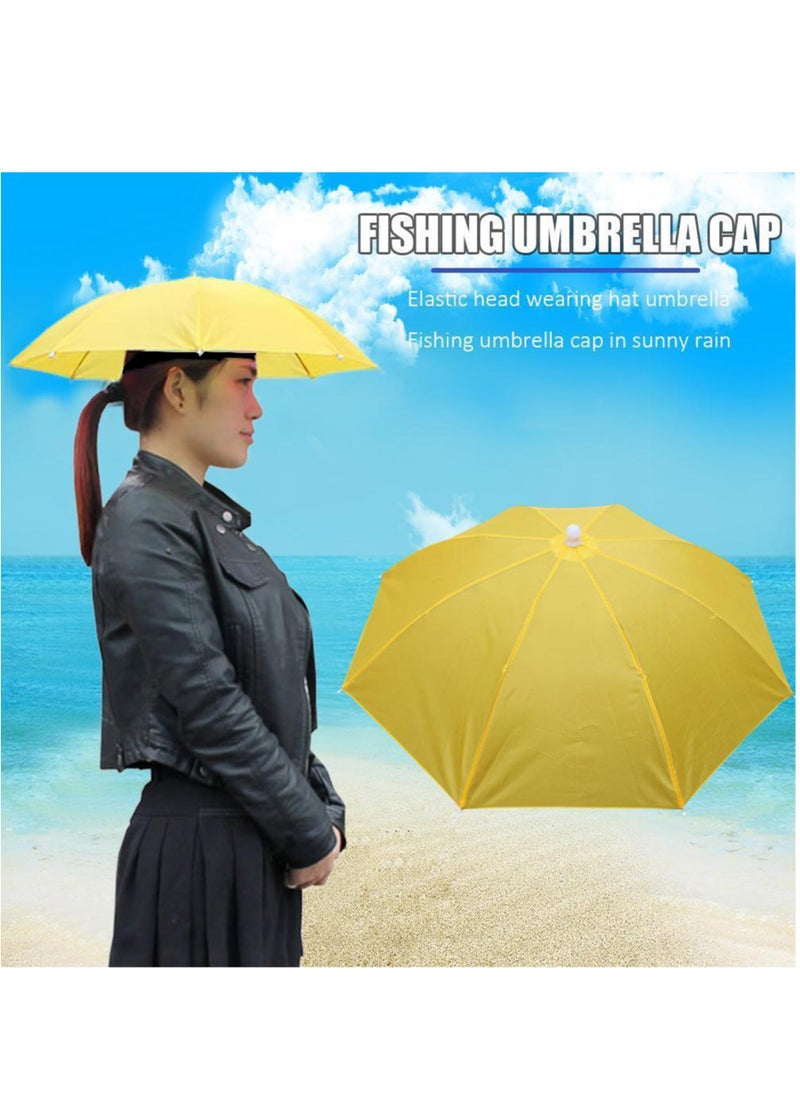 Beauenty Foldable Head Umbrella Hat for Outdoor Activities And Sunlight UV Protection  - Image 1