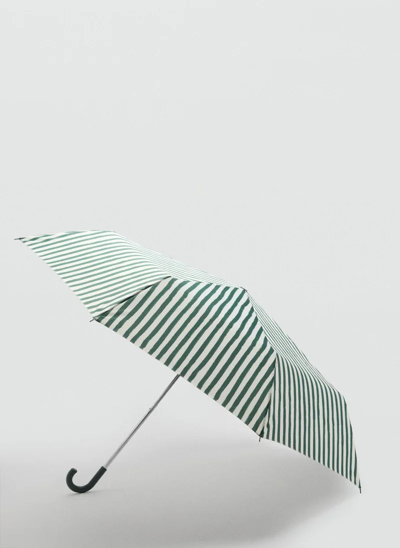 مانجو Stripe-Printed Umbrella