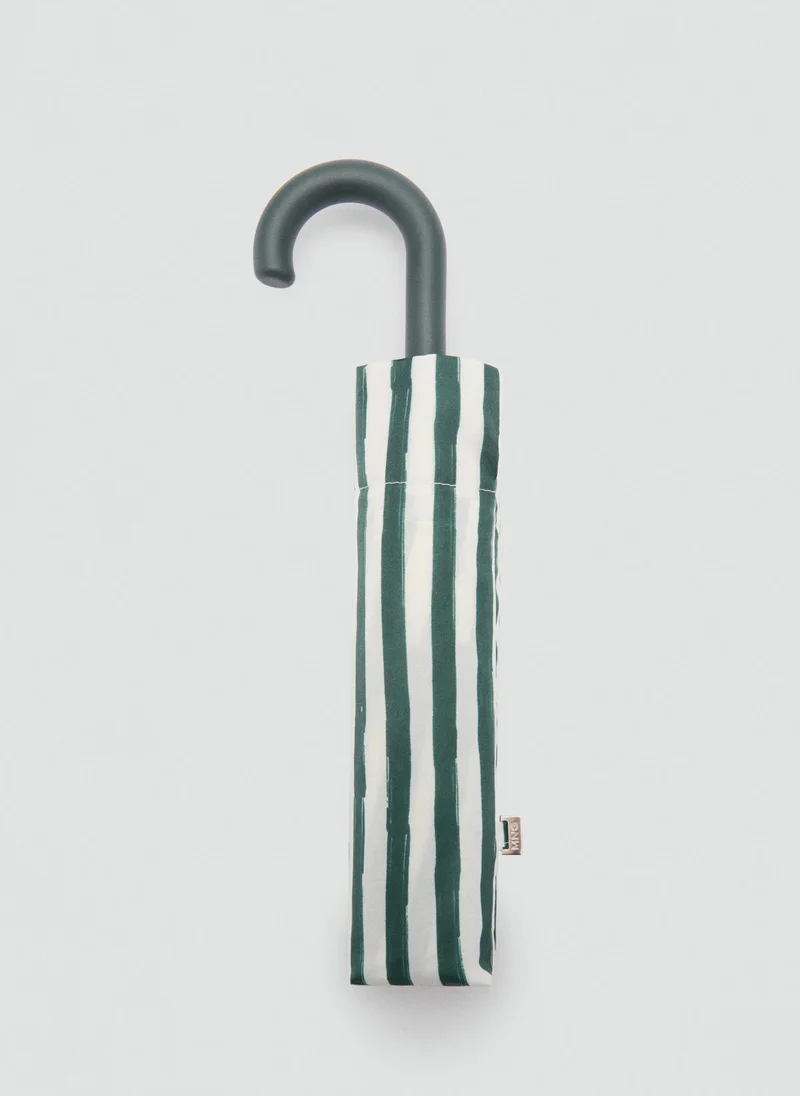 مانجو Stripe-Printed Umbrella