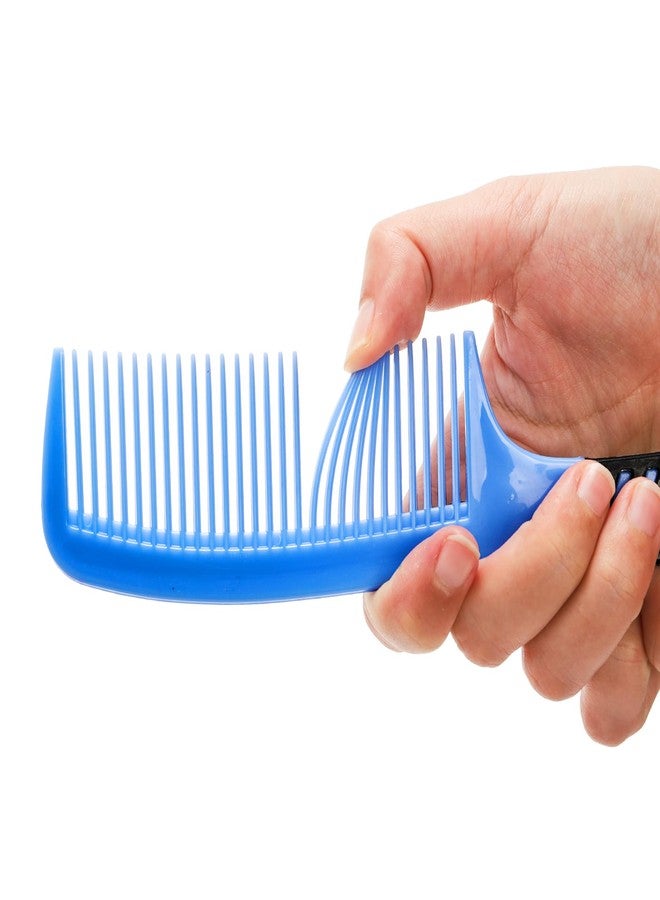 Cedilis 50 Pack Hair Combs, Colorful Tooth Combs with Handle, Plastic Comb Bulk for Women, 8" Long - Image 5