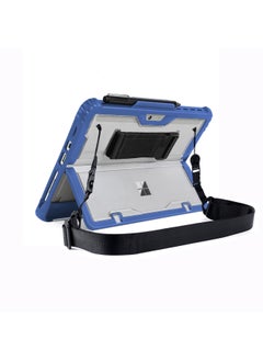 Generic For Microsoft Surface Pro11 Protective Case Pro10/9/8 Anti-fall Bracket All-inclusive Three-proof Protective Case-Colour:Blue+shoulder Strap-Applicable Model:Microsoft Surface Pro8  - Image 1