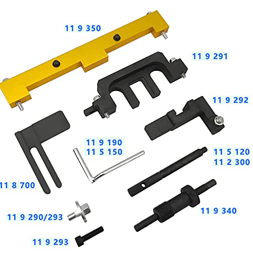 ZKTOOL Engine Camshaft locking Timing Tool Kit Fit for BMW Z4 318i 320i 316i 118i N42 N46 N46T E87 E46 E60 E90 E85 Engine,Equal to OEM 119350 119291 118700. - Image 2