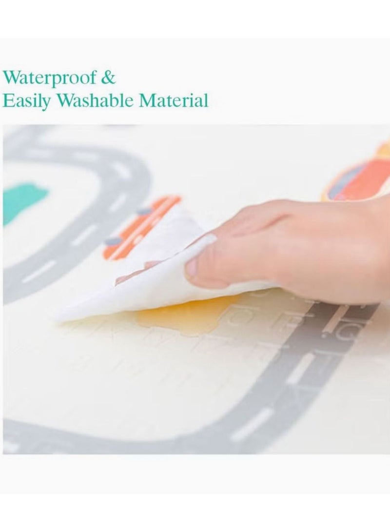 سجادة لعب إسفنجية للأطفال ، سجادة إسفنجية سميكة قابلة للطي للأطفال والرضع (قد يكون التصميم جدًا) - Image 5