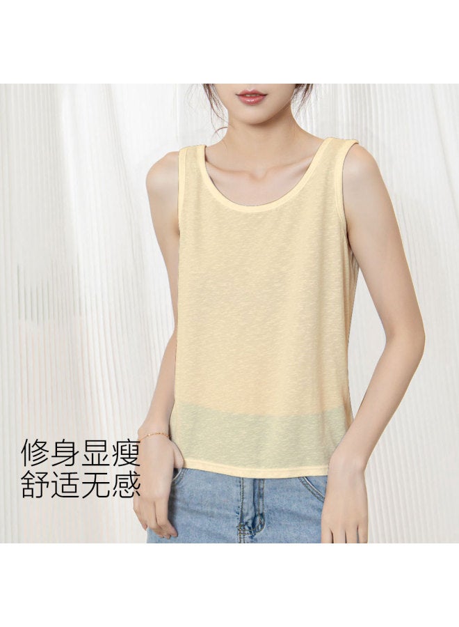Top melon Wide Strap Camisole Undershirt For Women, Thin Style, Suitable For Suit Layering And Inner Wear - Image 5