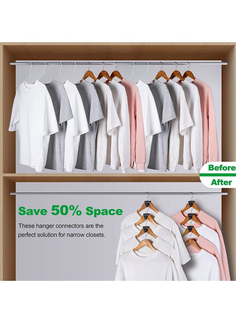 RATSAW 18PCS Clothes Hanger Connector Hooks Hanger Hooks for Shirts  Pants Jackets Heavy Coats  Accessories Organizer Closet - Image 4