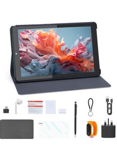 CM935pro 9 بوصة تابلت Android 13 تابلت 8 جيجابايت رام 512 جيجابايت ROM 5G LTE مع فتحة لبطاقة SIM 1280x800 IPS عرض بطارية 8000 مللي أمبير واي فاي وبلوتوث -يأتي معه حافظة حماية وقلم (أرجواني)