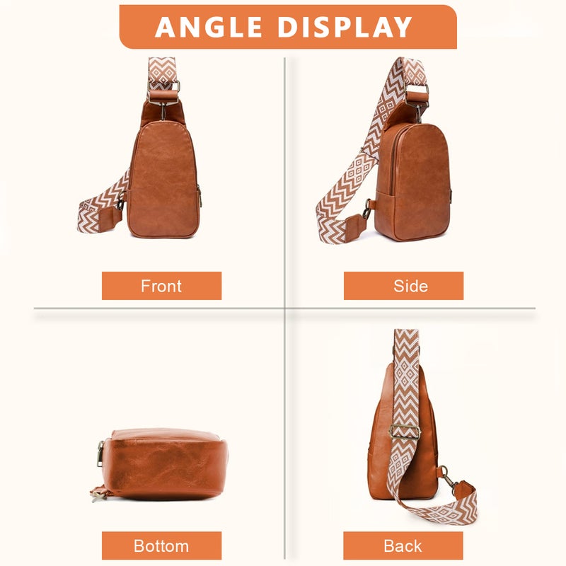 HANNEA® PU Crossbody Phone Bag for Women with Adjustable Shoulder Strap - Image 5