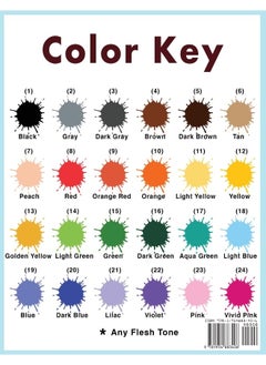 Large Print Color by Number for Adults: Coloring Book Volume 2 - A Variety of Simple, Easy  - Image 2