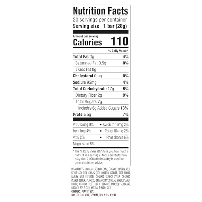 CLIF BAR Minis - Crunchy Peanut Butter - Made with Organic Oats - 5g Protein - Non-GMO - Plant Based - Snack-Size Energy Bars - 0.99 oz. (20 Pack) - Image 2