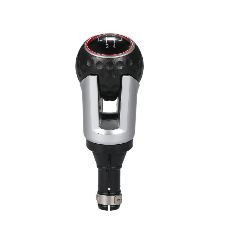 Manual Shift Knob 5 Speed Black Plastic & Metal Sturdy Durable - Quick Smooth Shift Gear Shift Knob for Manual Transmission Cars Including Volkswagen - Image 4