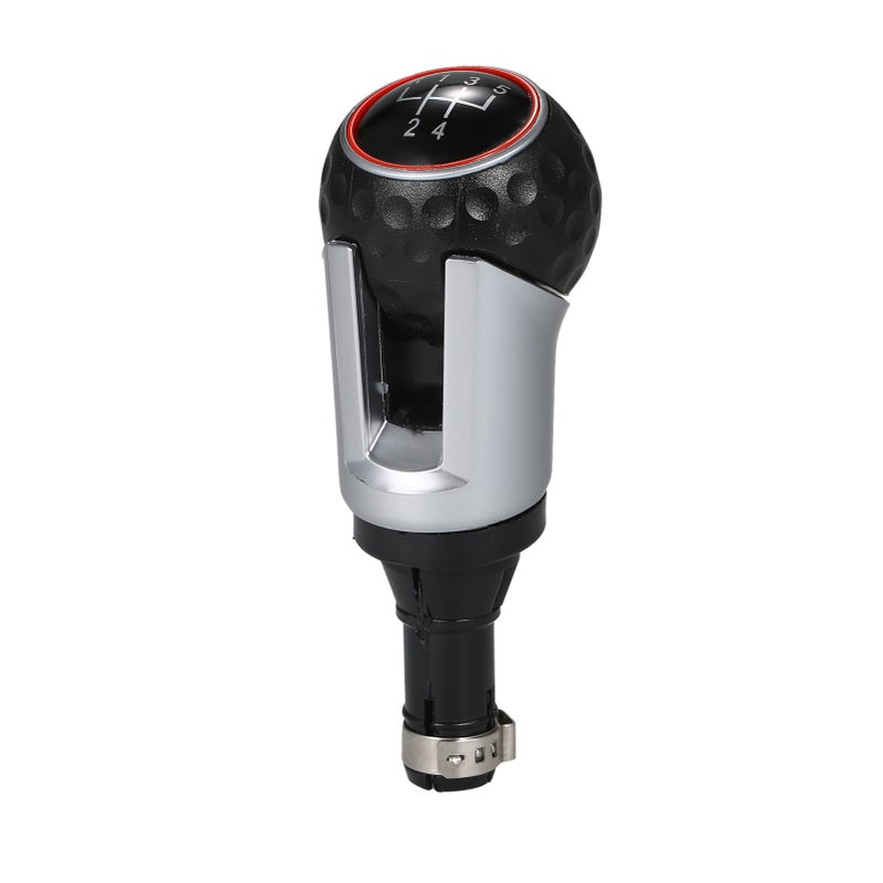 Manual Shift Knob 5 Speed Black Plastic & Metal Sturdy Durable - Quick Smooth Shift Gear Shift Knob for Manual Transmission Cars Including Volkswagen - Image 1