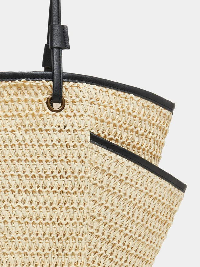 Styli Styli Textured Shoulder Bag with Dual Handle