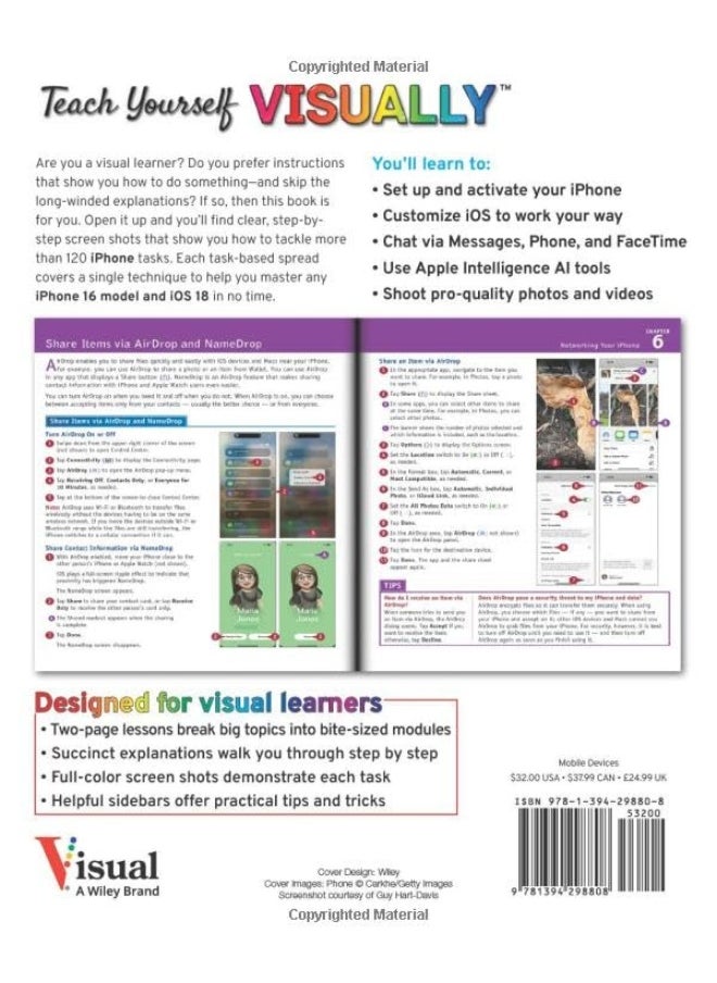null - Teach Yourself VISUALLY iPhone 16 - Image 1