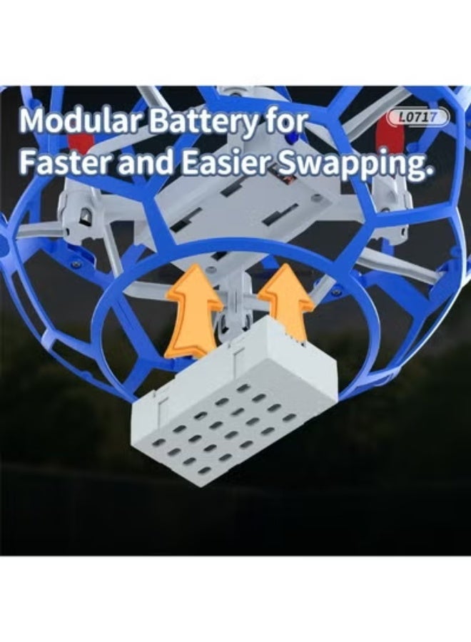 JAJEEK Professional RC Airplane 2026 | Hollow Soccer Ball Design Remote Control Drone with LED Lights | Educational Flying Toy with 360° Rotation, Altitude Hold & USB Fast Charging for Kids & Beginners - Image 5