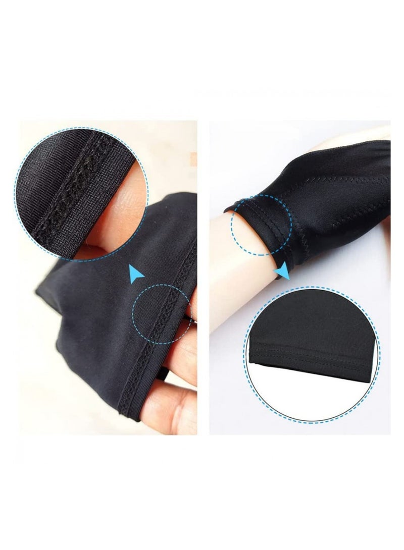 Generic Durable Two-Finger Drawing Glove Black Color  - Image 3