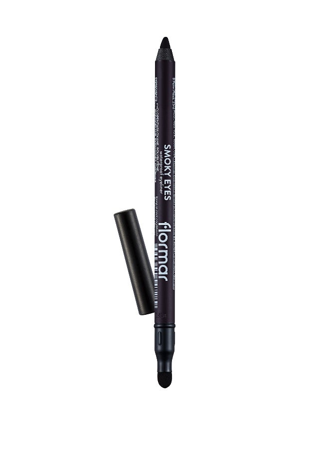 flormar Smoky Eyes Waterproof Eyeliner – 005 Deep Purple – Precise Tip, Long-Wear, Waterproof, Soft - Image 1
