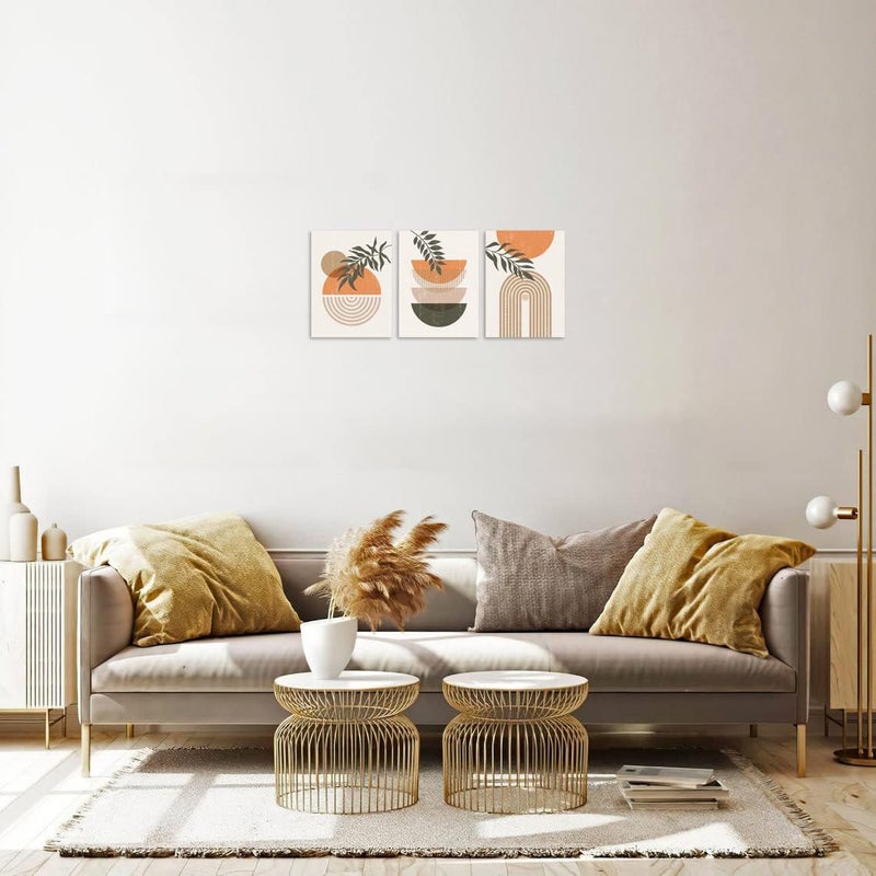 OWNANRTHM Boho Geometric Canvas Wall Art Set - Image 4