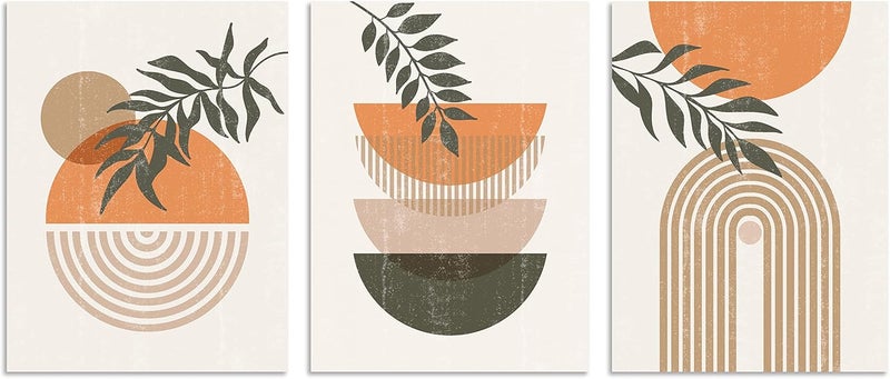 OWNANRTHM Boho Geometric Canvas Wall Art Set - Image 2