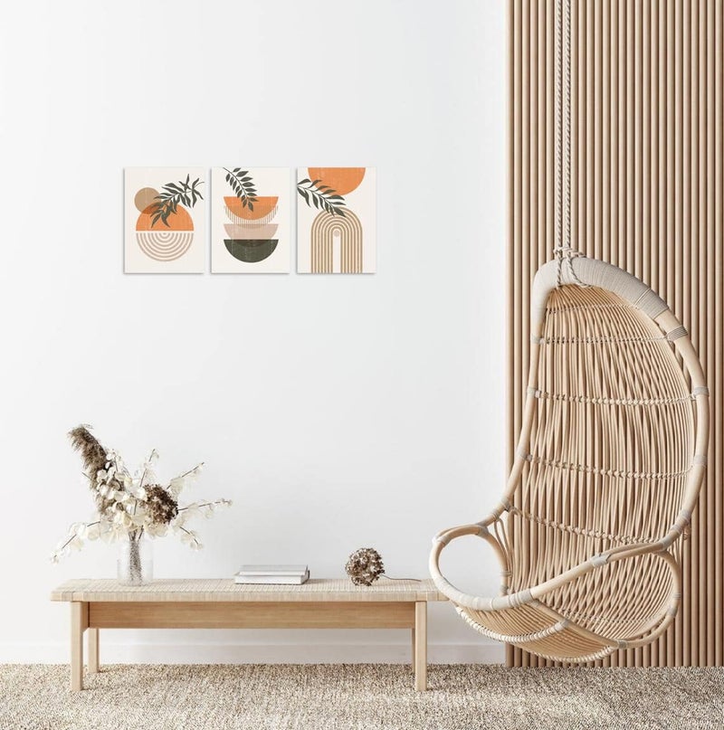 OWNANRTHM Boho Geometric Canvas Wall Art Set - Image 3