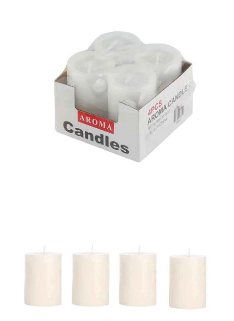 Set of 4 candle blocks 6*4 cm