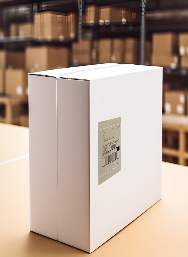 Mini Skater Thermal Labels for Shipping Packages Small Business Office or Home, Compatible with Most Thermal Shipping Label Printer (Brown, 3" X 2") - Image 4
