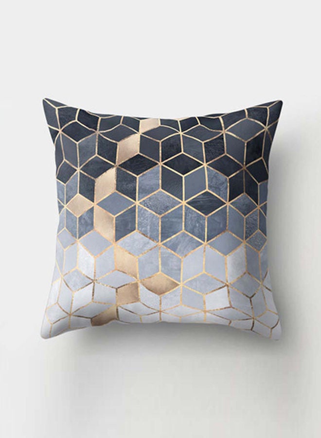 NIBEMINENT Geometric Pattern Cushion Cover Multicolour 45x45centimeter