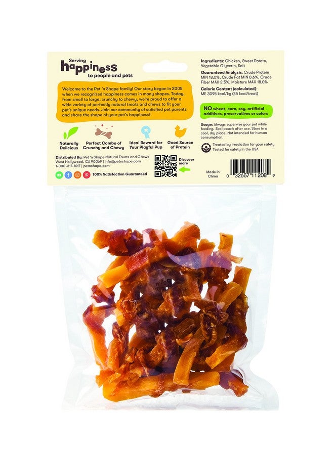 Pet 'n Shape Sweet Potato Chews Jerky Dog Treats  8 Ounce - Image 2