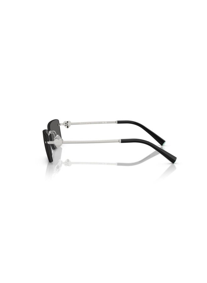 Tiffany Unisex RECTANGLE  SUNGLASSES- TF 3108B - lense size:60mm - SILVER - Image 2