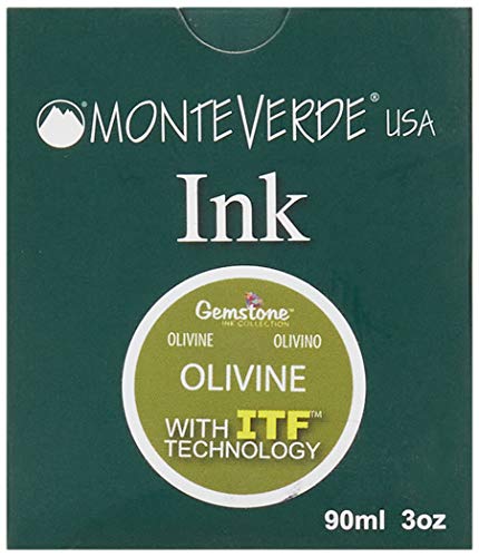 MONTEVERDE Bottle Ink, 90ml, Olivine (G308OL) - Image 5