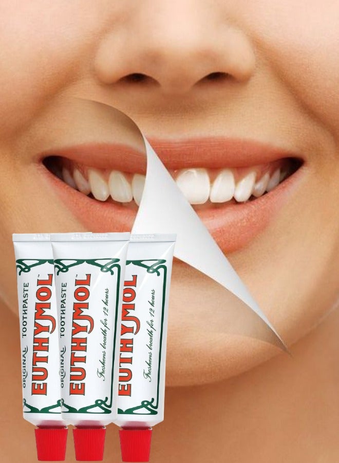 يوثيمول 3 قطع معجون أسنان ايوثيمول الأصلي 75مل - Image 1