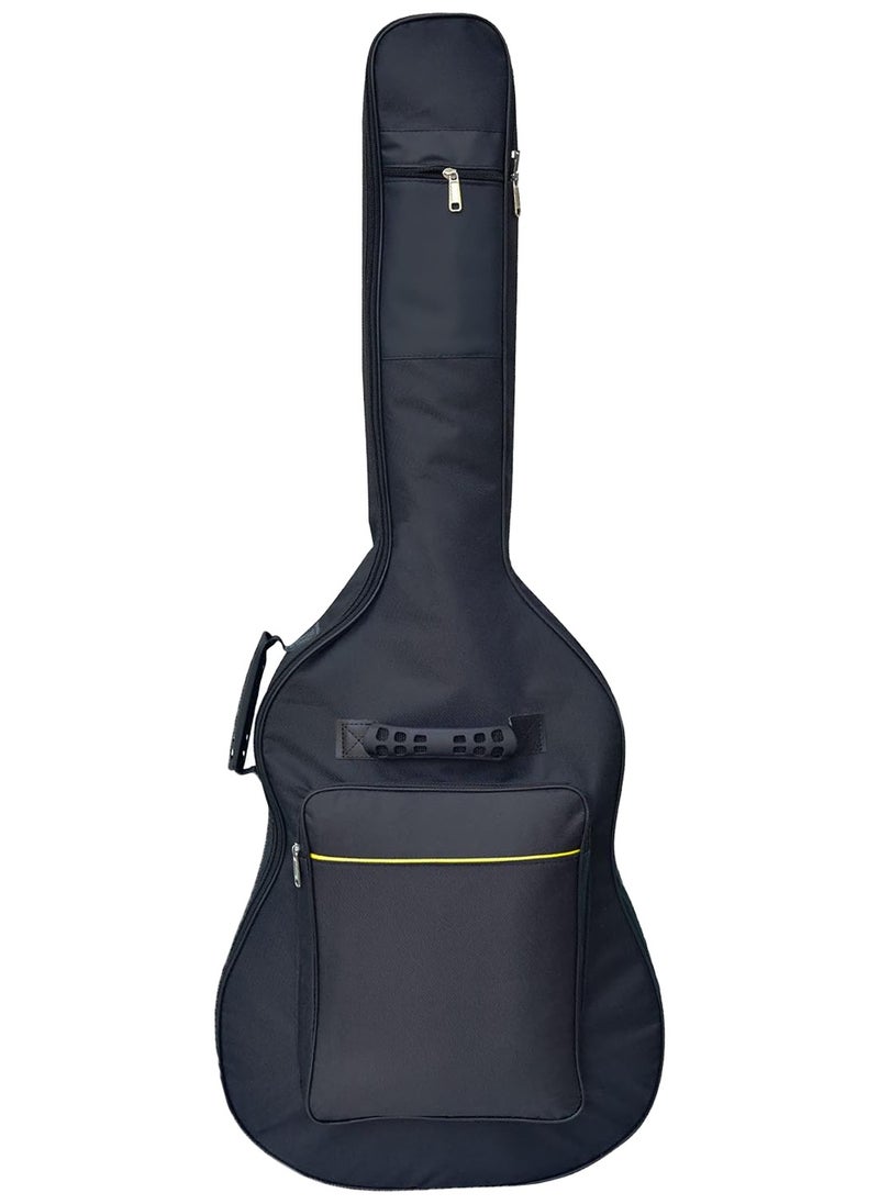 Mike Music 41 Inch Waterproof Dual Adjustable Shoulder Strap Acoustic Guitar Gig Bag 3mm Padding Backpack For 40" & 41-Inch Acoustic Guitar  - Image 1