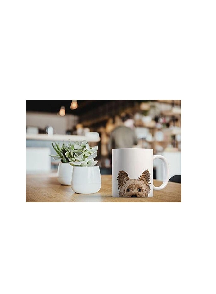 RYN Yorkshire Terrier Dog Ceramic Coffee Mug Tea Cup, 11 OZ - Image 3