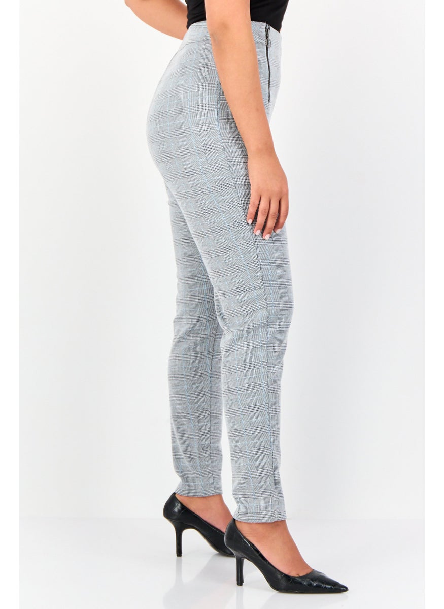 ONLY Women Herringbone Skinny Pants, Multicolor  - Image 3