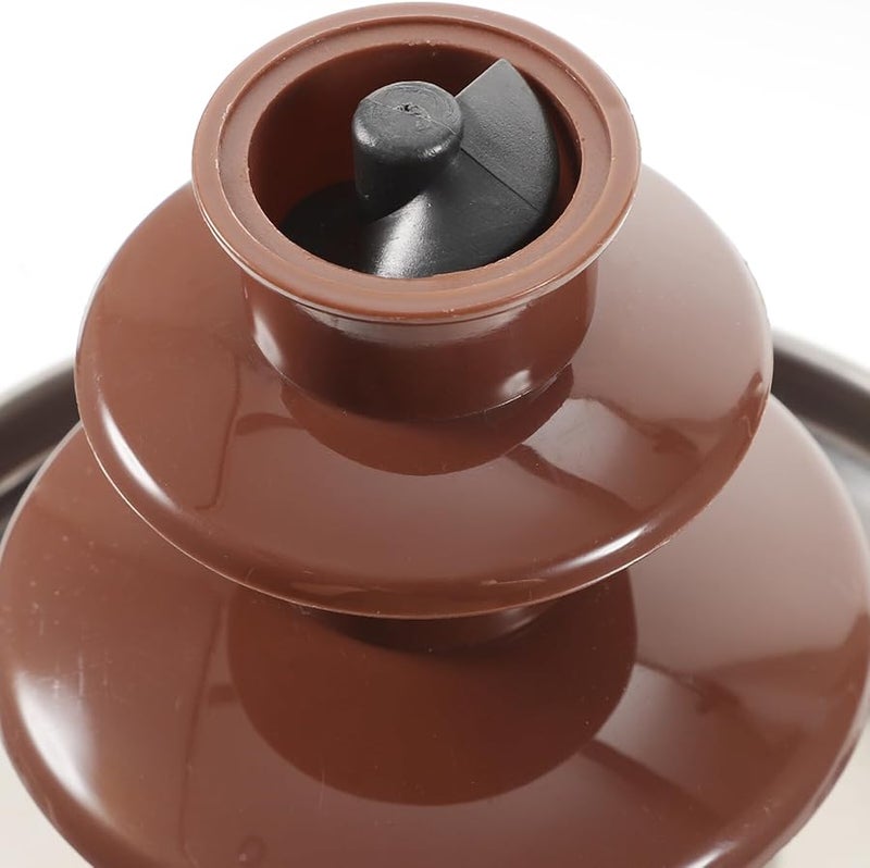Professional Chocolate Fountain Machine with Heated Bowl for Party Wedding Events Easy Cleanup - Image 4