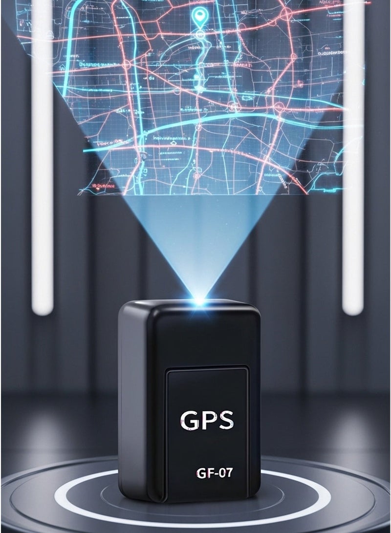 جهاز تتبع المواقع GPS صغير GF-07 - جهاز تتبع الموقع في الوقت الفعلي مع دعم شريحة SIM للسيارة والدراجة والأطفال والأمان الشخصي - Image 1