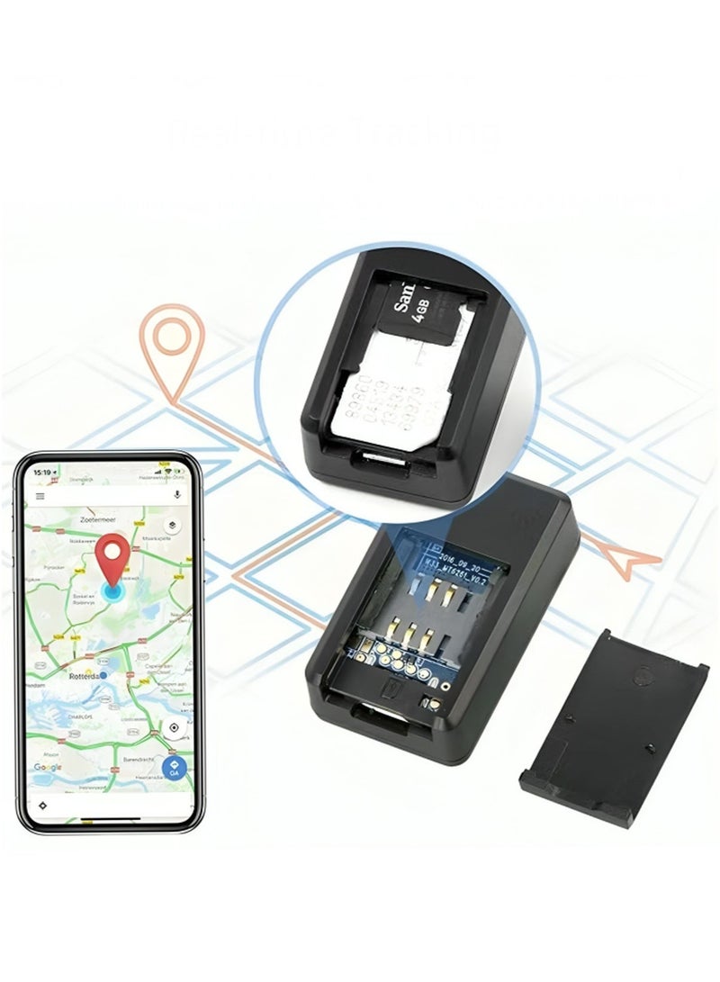 جهاز تتبع المواقع GPS صغير GF-07 - جهاز تتبع الموقع في الوقت الفعلي مع دعم شريحة SIM للسيارة والدراجة والأطفال والأمان الشخصي - Image 2
