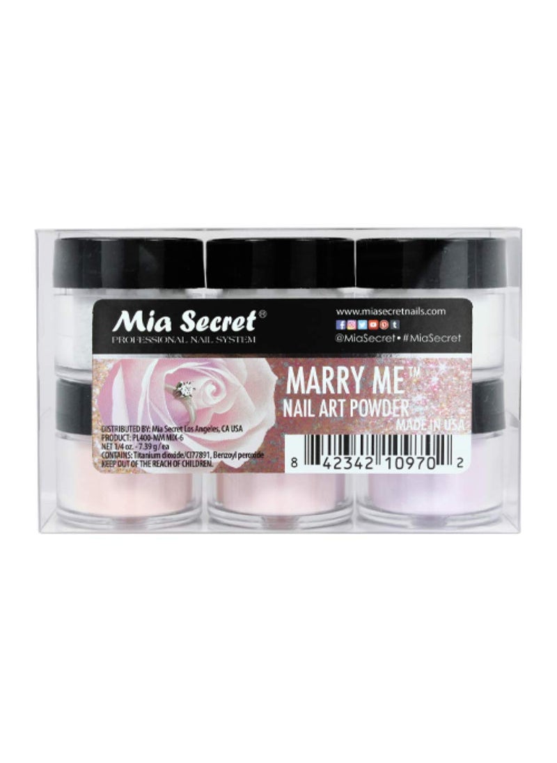 MIA SECRET - Mia Secret Polymer Marry ME 6 pcs Acrylic Collection - Image 1
