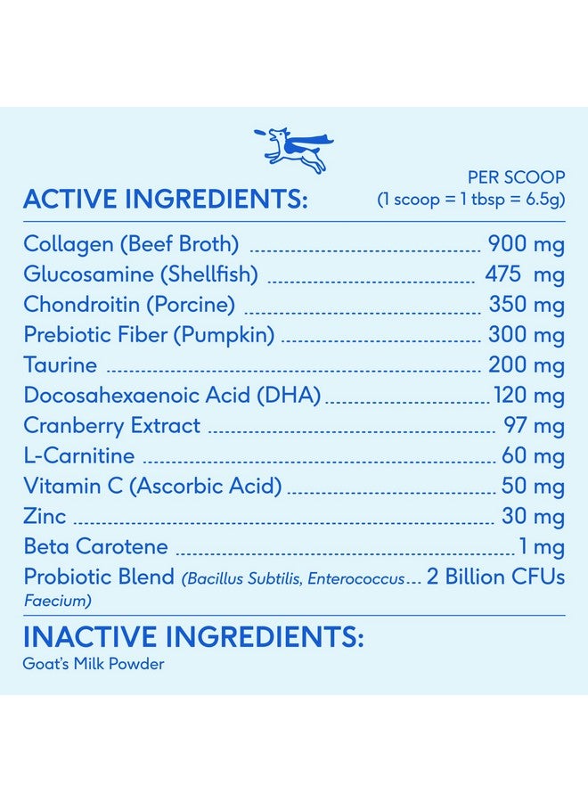 Native Pet Dog Vitamins & Supplements - 11-in-1 Multivitamin Powder for Dogs Food Topper - Collagen, Glucosamine, Probiotics, Omega & More- Supports Healthy Gut, Mobility & Overall Health -60 Scoops - Image 5