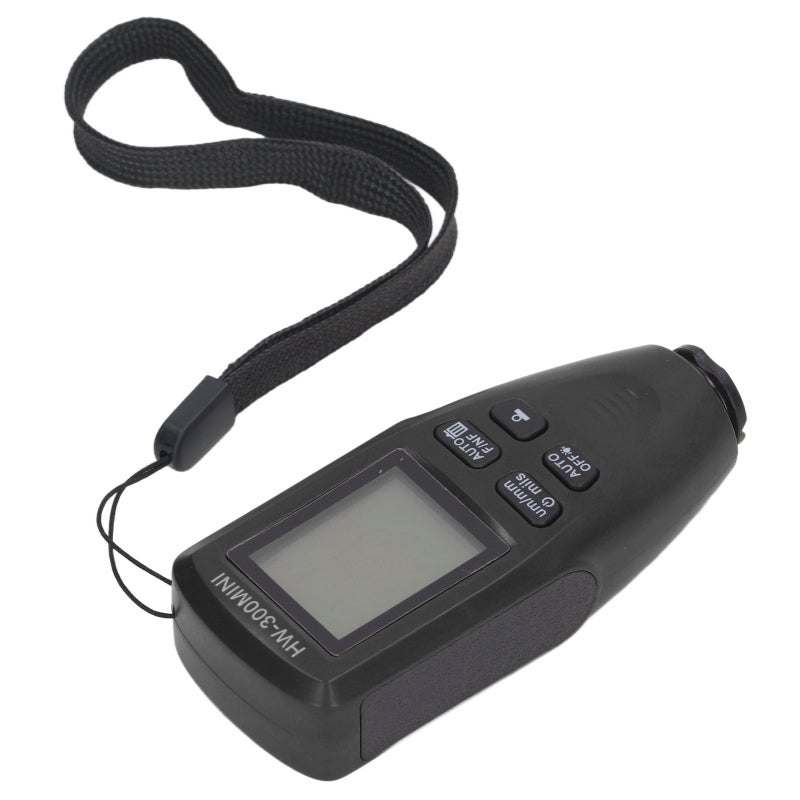 Coating Thickness Gauge 0-2000um Digital Meter with Automatic Substrate Detection for Metal Plating - Large Display Showing µm or mils - Portable ABS Device for Car Paint Inspection and Industrial Use - Image 2