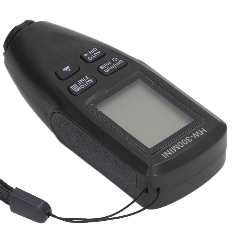 Coating Thickness Gauge 0-2000um Digital Meter with Automatic Substrate Detection for Metal Plating - Large Display Showing µm or mils - Portable ABS Device for Car Paint Inspection and Industrial Use - Image 3