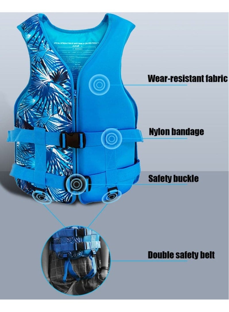 REBENUO Swimming jacket, latest style, safety jackets, size XLarge (blue) - Image 5