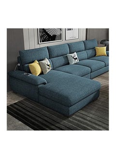 Generic Cozy 5 Seater Overstuffed Sofa Set with Elegant Wooden Frame  - Image 1