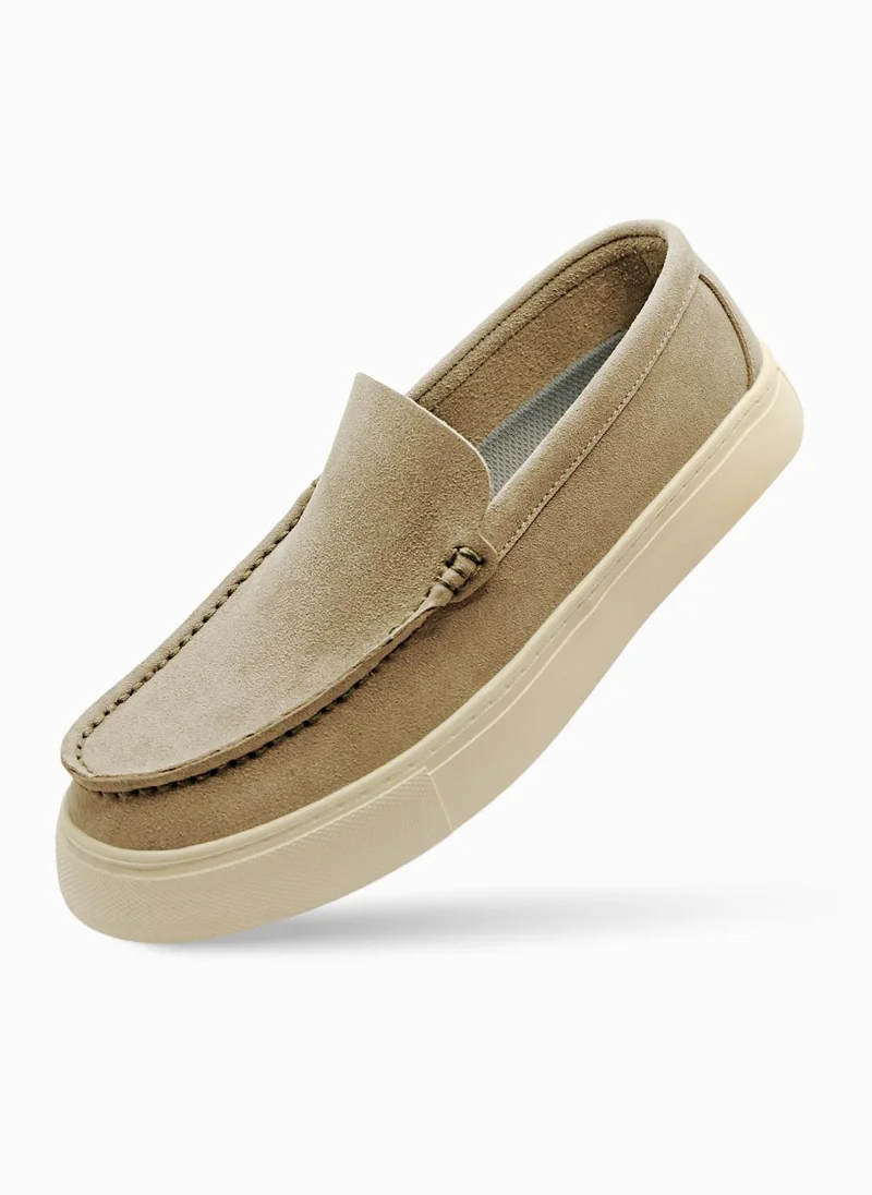 DUOZOULU Sierra Park Synthetic Suede Loafer