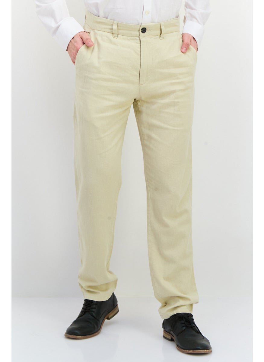 Men Regular Fit Solid Chino Pants, Beige - pzsku/ZB55ABDAB9E56DEFBDA5DZ/45/_/1739196996/4ddd1467-3ed5-43c2-b390-cef02636b8da