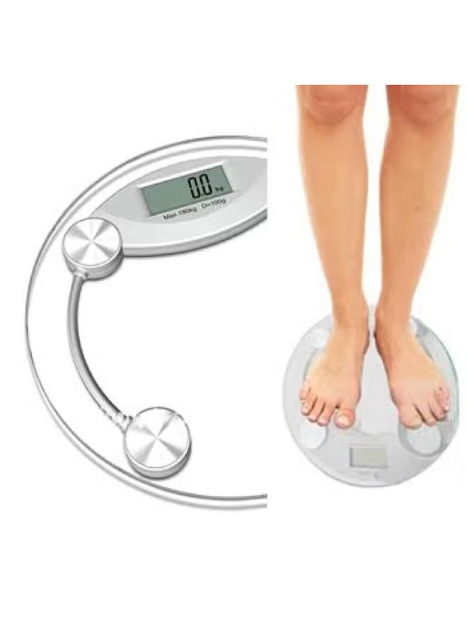 Digital Body Weight Scale - 180 kg - Personal Digital Glass Scale. - Image 2