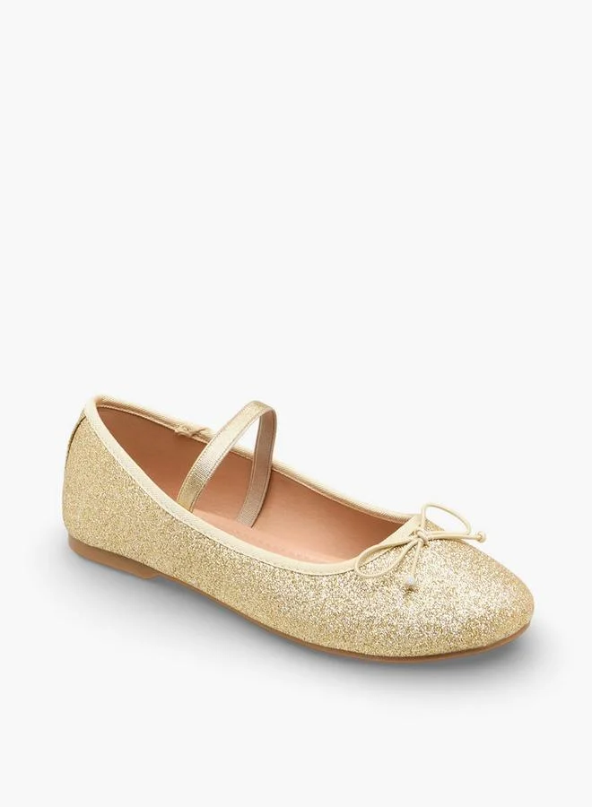 ليتل ميسي Girls Glitter Mary Jane Shoes