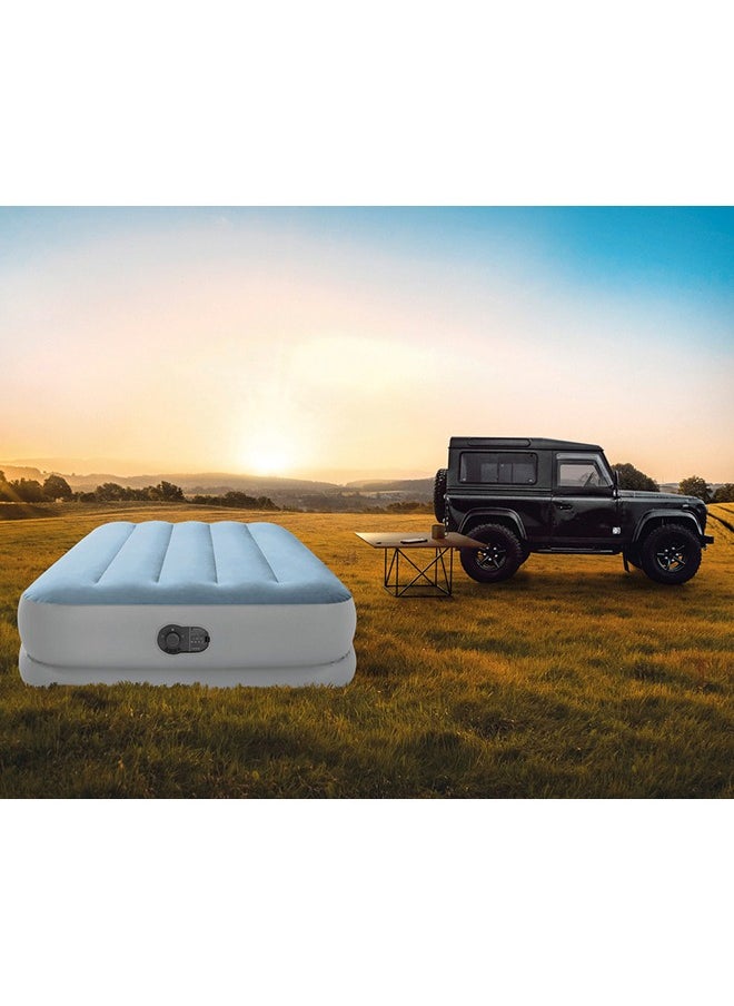 INTEX - Dura-Beam Plus Comfort 14" Twin Air Mattress w/ Built-In USB Pump 99cm x 1.91m x 36cm - Image 1