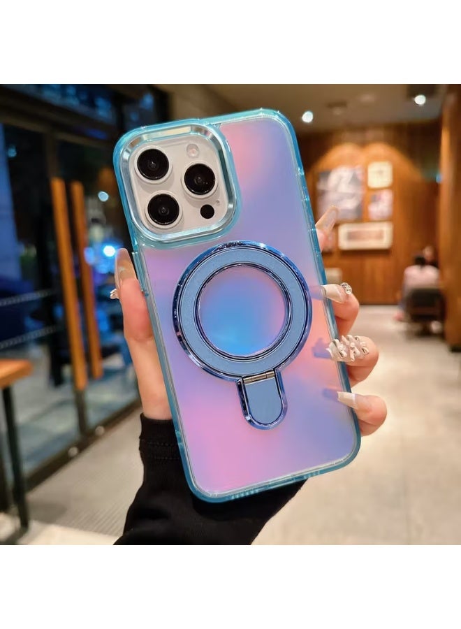 Temu Magnetic phone case suitable for iPhone 14 Pro, metal frame for protection, brand new, includes everything, luxurious design, high taste, delightful holiday gift, luxury phone case with electroplated glitter colors