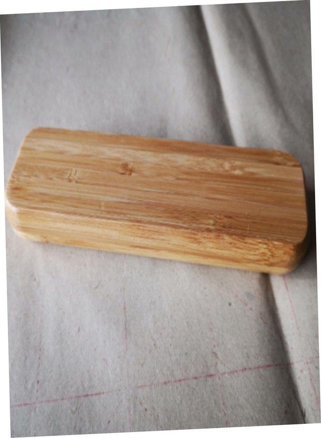FUNOMOCYA Bamboo Pen Box with Two Pen Slots - Eco-Friendly Wooden Pencil Case Organizer for Desk Supplies and Stationery Storage at Home and Office - Image 2