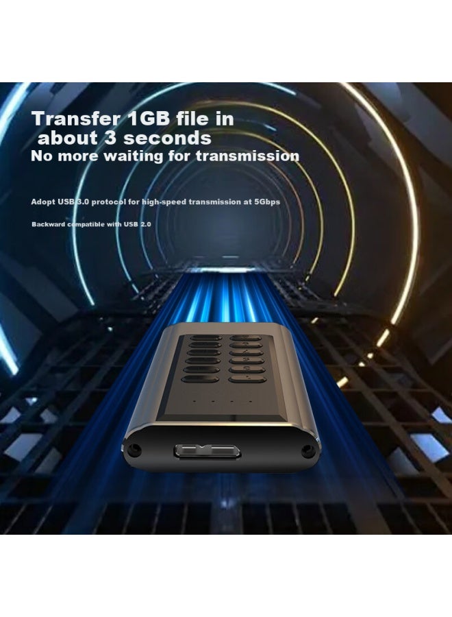 Godo o M.2 Solid State Drive Hardware Encryption Hard Drive Enclosure Ngff Protocol Password Protected External Hard Drive Enclosure Sata - Image 2
